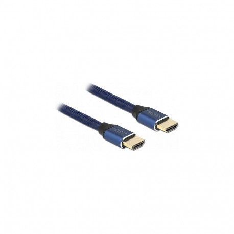 "DELOCK Ultra High Speed HDMI Kabel 48 Gbps 8K 60Hz blau 2m zertifiziert"
