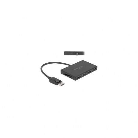 "DisplayPort 1.4 Splitter 1 x DisplayPort in zu 4 x DisplayPort out"
