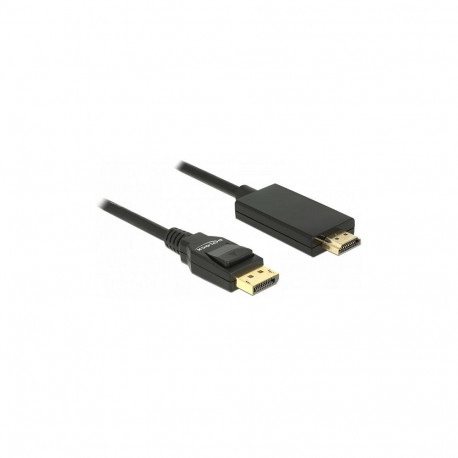 DisplayPort 1.2–High Speed HDMI-A kaabel, passiivne, 4K 30Hz, 5m, must