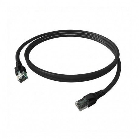 "EASYLAN FlexBoot Patchkabel Kat.6A S/FTP schwarz 3m"