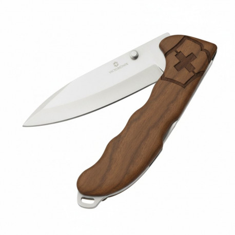 "Schweizer Taschenmesser Hunter Evoke Wood, Klappmesser mit Holzgriff"
