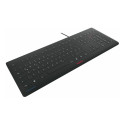 "CHERRY STREAM PROTECT KEYBOARD Corded FR-Layout schwarz"