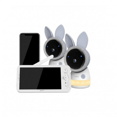 "Arenti 4MP Wi-Fi Baby Kit with dual cameras + LCD"