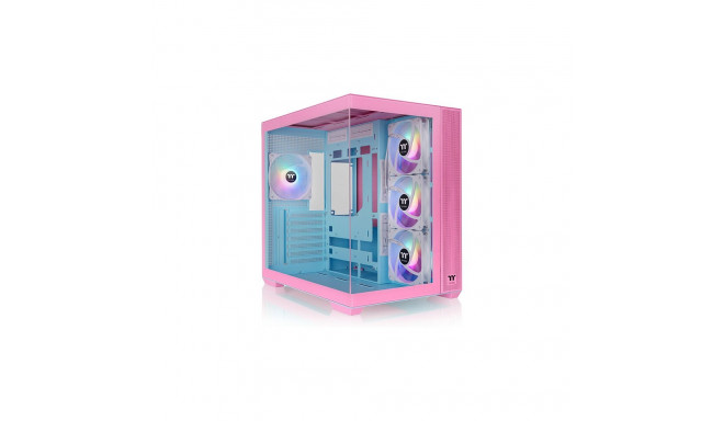 "Midi Thermaltake View 380 TG ARGB Bubble Pink"