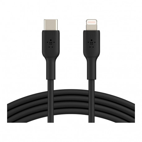 "Belkin Lightning/USB-C Kabel PVC, mfi zertifiziert, 1m schwarz"