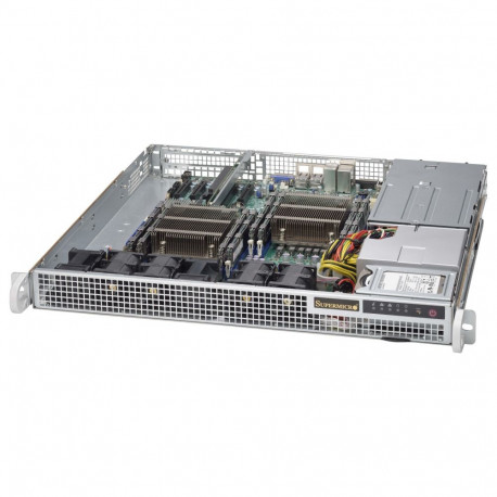 Supermicro 1U 2x 2.5" fikseeritud ketas 2x400W