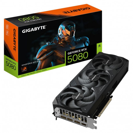 Gigabyte RTX 5080 16GB Windforce SFF GDDR7 3 ventilaatoriga