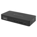 "CONCEPTRONIC 17-1 Dock USB-C->HDMI/DP/GbE/3xUSB-C/+ 135W sw"