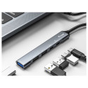 "Equip Dock USB-C->1xUSB-C.1xUSB3.0.2xUSB2.0.100WPD 15cm si"