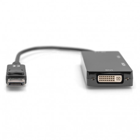 Digitus DisplayPort konverterkaabel DP->HDMI+DVI+VGA 0.2m