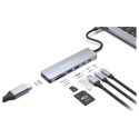 CONCEPTRONIC 7-1 dokkimisjaam USB-C->HDMI/USB-C/2xUSB-A/+ 25cm hall