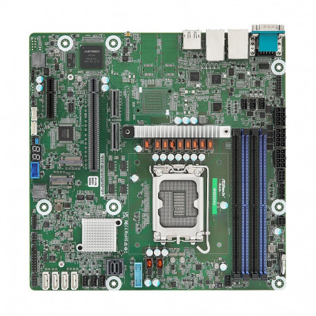 "ASRock Mainboard W880D4U Micro-ATX Sockel LGA 1851 Single"
