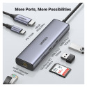 "UGREEN USB-C to 2*USB3.0+HDMI+RJ 45+SD&TF +PD port Hub"