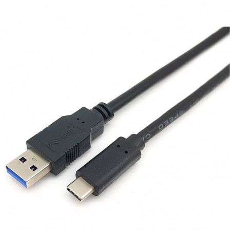 "Equip Kabel USB-A 3.2 -> C St/St 2.00m 3A/20V sw"