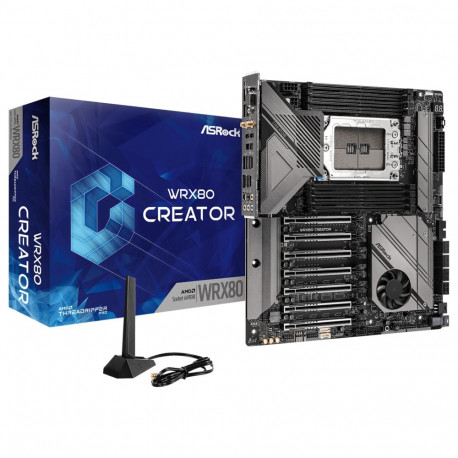 "ASRock Mainboard WRX80 Creator R2.0 für AMD Ryzen Threadripper PRO 3000WX/5000WX E-ATX Sockel sWRX8