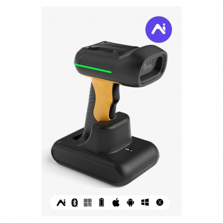 Inateck 75S must ribakoodilugeja [BCST-75S_black]