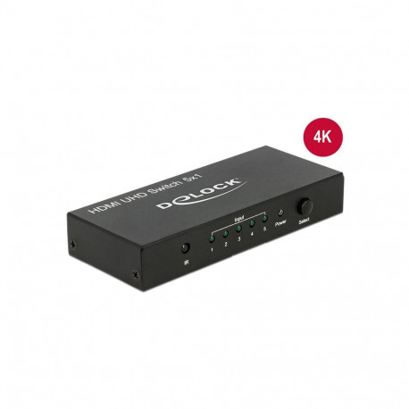 "DELOCK Switch HDMI 5 in > 1 out HDMI 4K UHD"