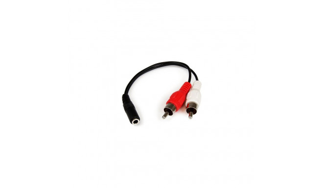 "6IN 3.5MM TO RCA AUDIO CABLE"