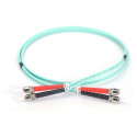 DIGITUS kiudoptiline patch-kaabel ST -> ST 2.00m Multimode Duplex OM3