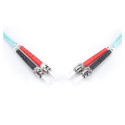 DIGITUS kiudoptiline patch-kaabel ST -> ST 2.00m Multimode Duplex OM3