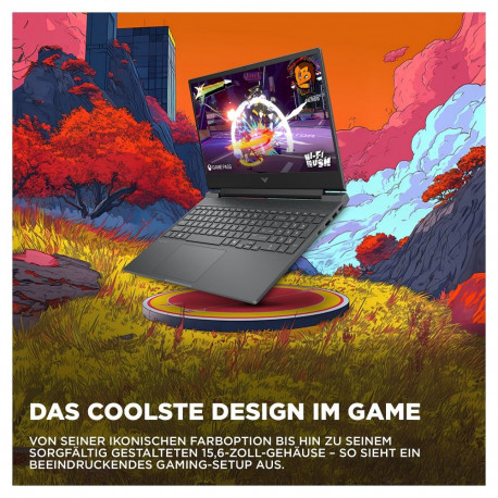 "HP Victus Gaming Laptop 15,6"" FHD 144Hz IPS R7-7445H 16GB/512GB RTX4050 kein Betriebssystem 15-fb3