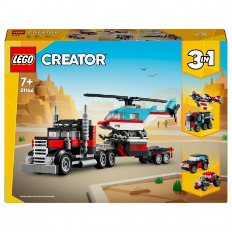 "LEGO Creator Tieflader mit Hubschrauber 31146"