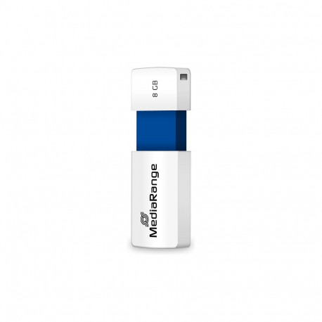 MediaRange mälupulk 8GB USB 2.0 slider, sinine