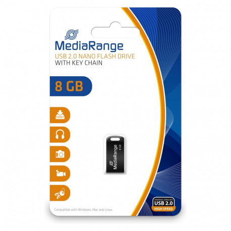 "STICK MediaRange USB-Stick 8GB USB 2.0 Nano"