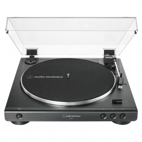 Audio Technica plaadimängija AT-LP60XBK, integreeritud fonoeelvõimendi, täisautomaatne töö, must