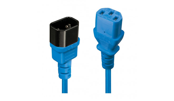 "LINDY IEC-Netzverlängerung C14 - C13 blau 0.5m"