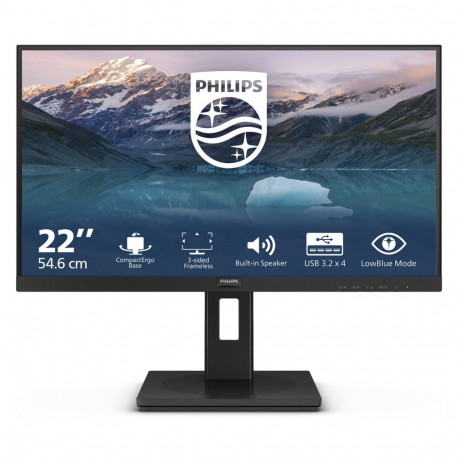 "Philips 54.6cm (21.5"") 222S9JML 16:09 HDMI+DP Lift black"