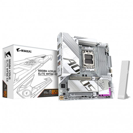 "AM5 Gigabyte B850M AORUS ELITE WF6E ICE"
