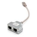 "Splitter Digitus RJ45 Cat5e 1->2"