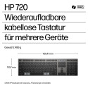 "HP 720 Multi-Device Wireless Keyboard Deutsch"