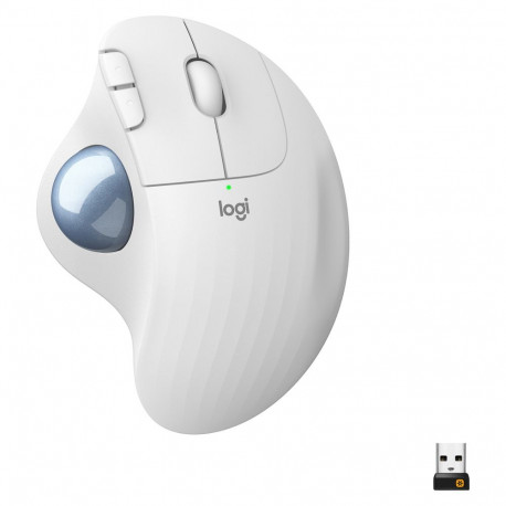 Logitech M575 ERGO valge juhtmevaba juhtkuul