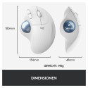 "Logitech M575 ERGO Wireless Trackball white"