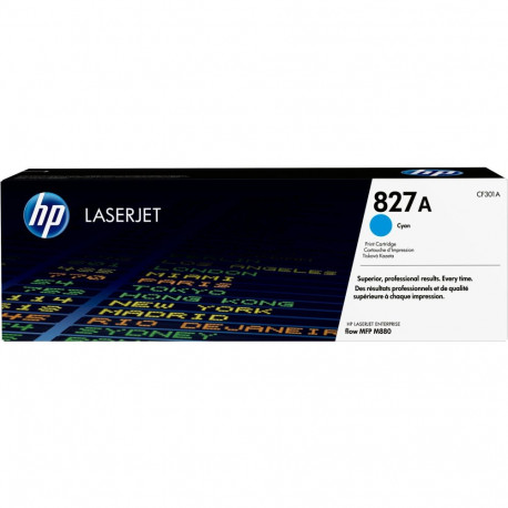 HP 827A originaal tooner, tsüaan, standardmaht, 32 000 lehte, 1 pakk