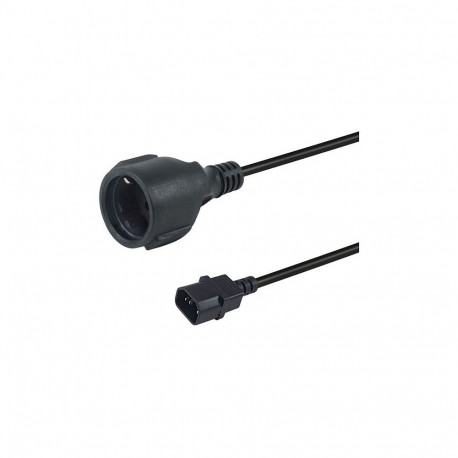 "Equip Netzkabel Anschl. C14 -> CEE7/3 0.25m schwarz"