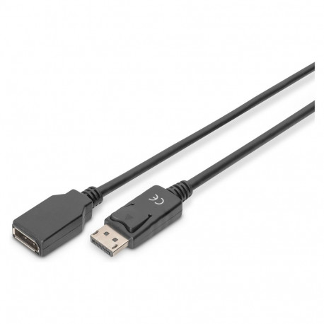"DIGITUS DisplayPort Verlängerungskabel DP 2m 8K schwarz"