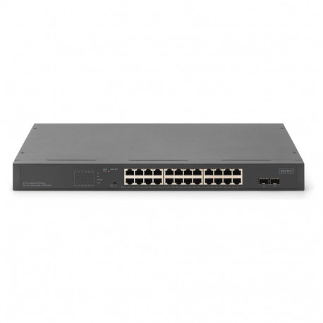 "DIGITUS Switch 24-Port Gigabit Unmanaged schwarz"