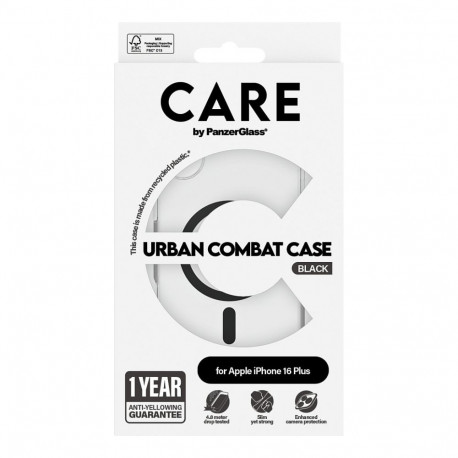 "CARE Case Flagship Black MagSAFE iPhone 16 Plus"