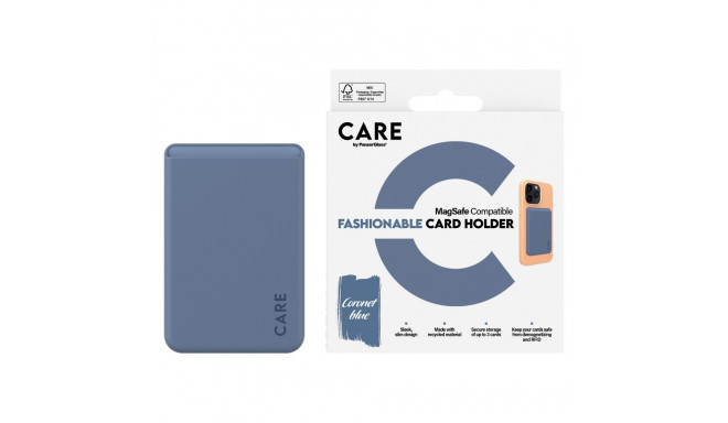"CARE Fashionable Card Holder Blue iPhone universal"