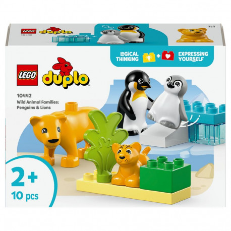 "LEGO 10442 DUPLO Town Wildtier-Familien: Pinguine und Lwen"