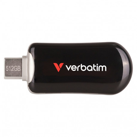 "STICK Verbatim Plectra Black 512GB USB-C Flash Drive 30227"