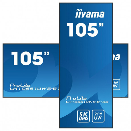 "IIYAMA 265.9cm(105"") LH10551UWS-B1AG 21:9 HDMI+DP+USB-C bl. retail (Speditionsversand)"
