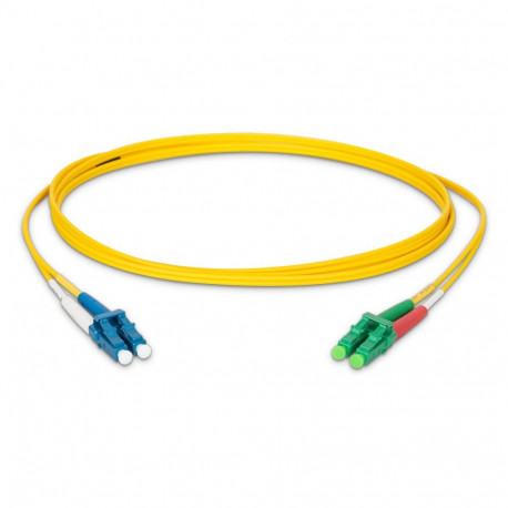 "DIGITUS LWL Patchkabel LC(APC)-> LC 2m Singlemode Duplex OS2"