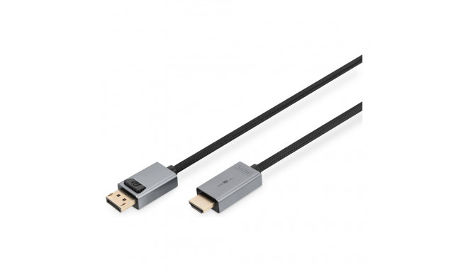 "DIGITUS DisplayPort Adapterkabel, DP - HDMI Typ A 3m"