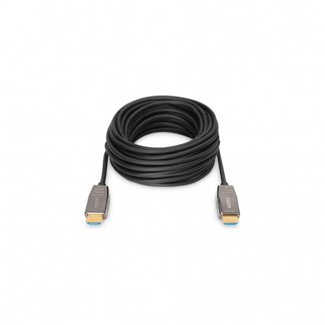 "DIGITUS HDMI AOC Hybrid Glasfaserkabel UHD 8K 30m schwarz"