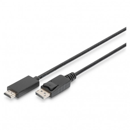 DIGITUS DisplayPort adapterkaabel DPort -> HDMIA St/St 8K 1m