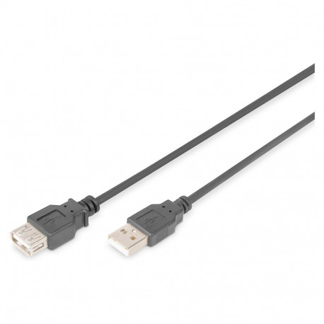 Digitus USB 2.0 pikenduskaabel tüüp A-A 1.8m must